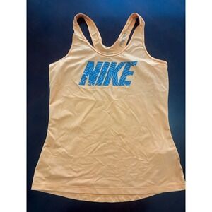 Nike Pro Women's Dri-FIT Training Tank Top Large Orange
